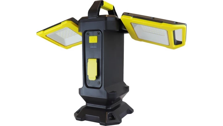 Lampa warsztatowa LED HERCULES 20W 1500lm i 750lm 6500K IP54 akumulatorowa z funkcją powerbank GW-0033