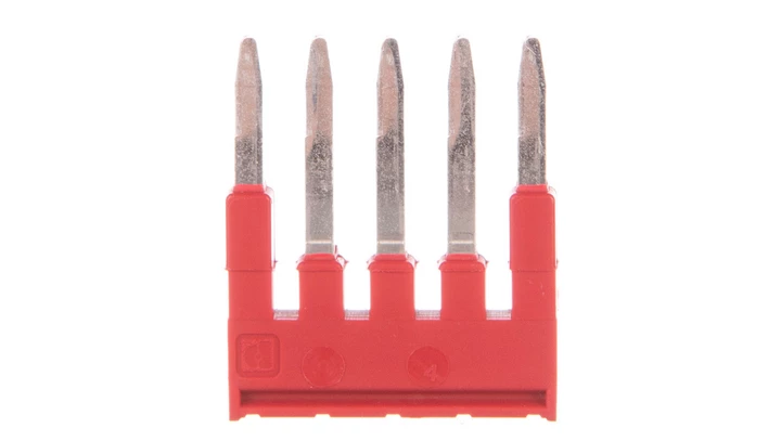 Mostek wtykany 5-biegunowy czerwony FBS 5-4 3030145 /50szt./