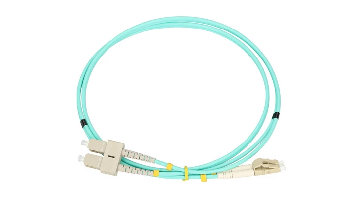 Patchcord Wielomodowy, OM3, Duplex, 3mm, 1m Extralink LC/UPC-SC/UPC