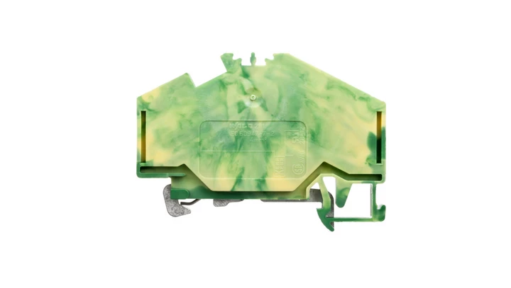 Złączka szynowa PE 3-przewodowa 4mm2 żółto-zielona 281-637 /100szt./