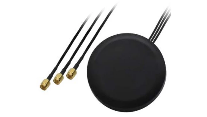 Antena Combo SISO LTE/GPS/WIFI, dachowa ze złaczami 2x SMA oraz 1x RP-SMA Teltonika 003R-00254