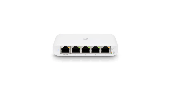 Switch UniFi, 5x RJ45 1000Mb/s, 1x PoE In Ubiquiti USW-Flex-Mini