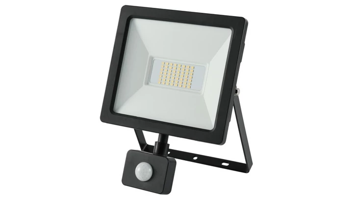 Projektor LED 50W 5700lm 4000K Premium z czujnikiem czarny IP65 GW-0015