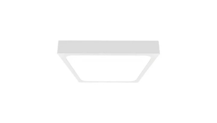 Plafoniera LED 30W 3000lm 4000K IP44 Kwadrat Mleczny Biała Ramka z mikrofalowym czujnikiem ruchu 7668