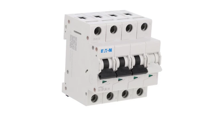 Wyłącznik nadprądowy 3P+N D 1,6A 15kA AC FAZ-D1,6/3N 278985