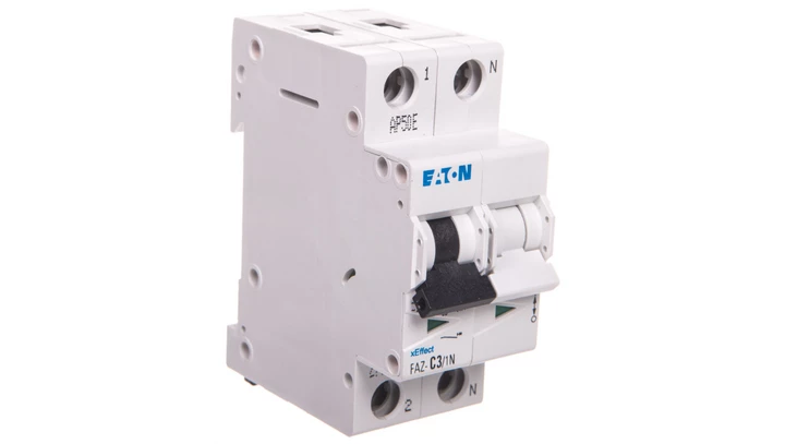 Wyłącznik nadprądowy 1P+N C 3A 15kA AC FAZ-C3/1N 278664
