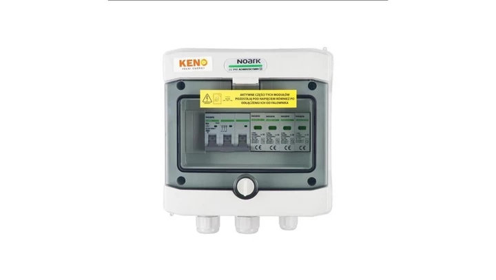 Skrzy. przy. Rozdzielnica przyłączeniowa AC z ogranicznikiem przepiec typ 2, 20A 3-F SH-86 AC