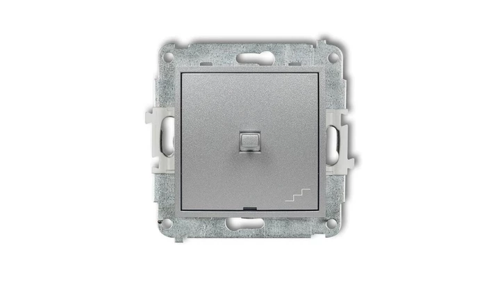 ICON Mechanizm łącznika schodowego w stylu amerykańskim srebrny metalik 7IWPUS-3