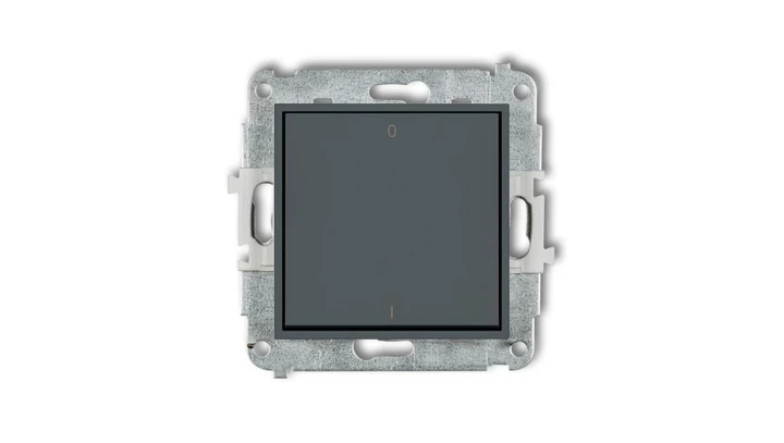 ICON Mechanizm łącznika dwubiegunowego grafitowy mat 28IWP-9