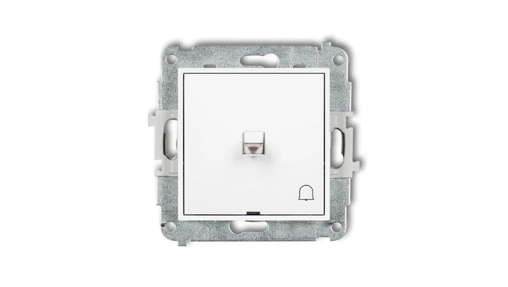 ICON Mechanizm łącznika zwierny dzwonek w stylu amerykańskim biały IWPUS-4