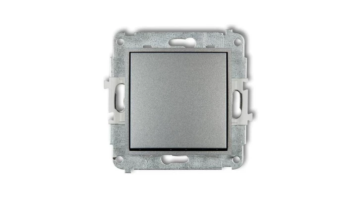 ICON Mechanizm łącznika krzyżowego (jeden klawisz bez piktogramu) srebrny metalik 7IWP-6.1