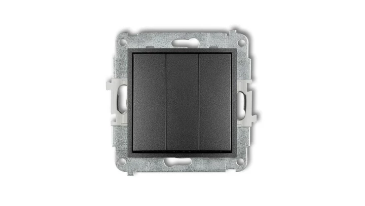 ICON Mechanizm łącznika potrójnego grafitowy 11IWP-7