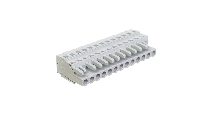 Gniazdo MCS-MIDI Classic 13-biegunowe szare rastre 5mm 231-113/026-000 /25szt./