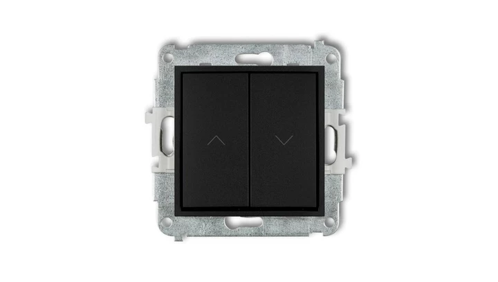 ICON Mechanizm łącznika żaluzjowego z podtrzymaniem czarny mat 12IWP-88