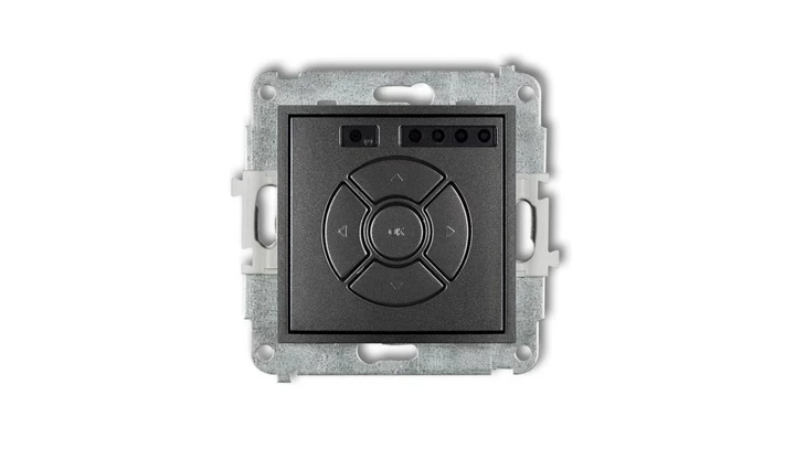 ICON Mechanizm elektronicznego sterownika roletowego (sterowanie lokalne) grafitowy 11ISR-1