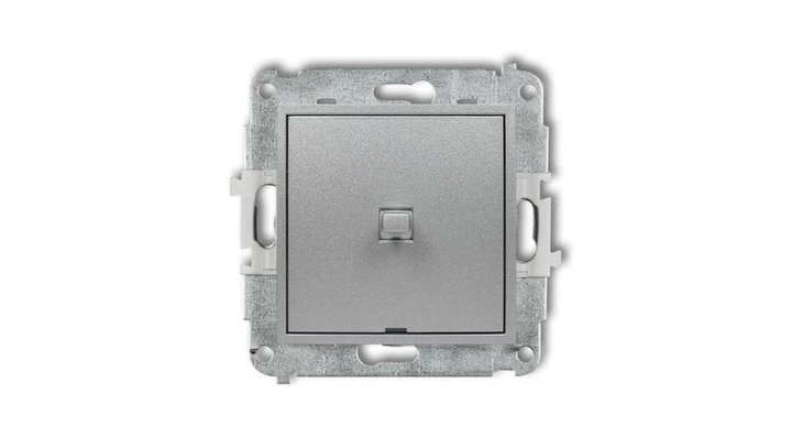 ICON Mechanizm łącznika jednobiegunowego w stylu amerykańskim srebrny metalik 7IWPUS-1