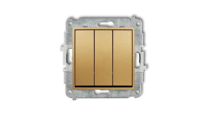 ICON Mechanizm łącznika potrójnego złoty 29IWP-7