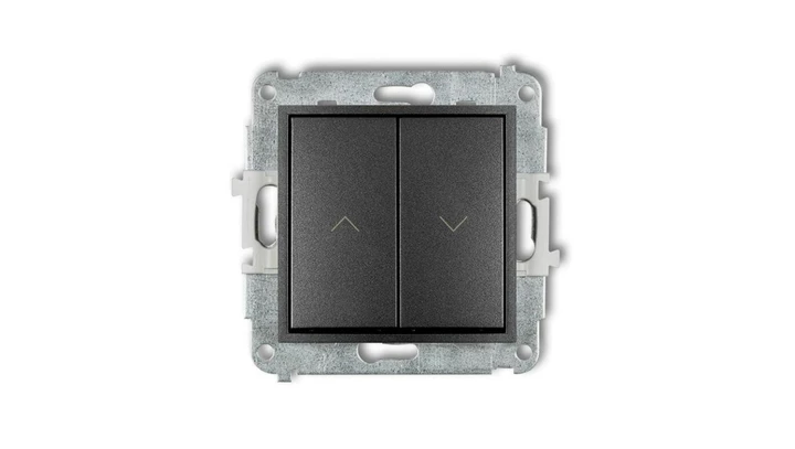 ICON Mechanizm łącznika zwiernego żaluzjowego grafitowy 11IWP-8