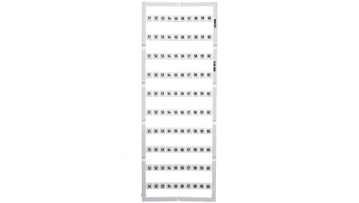 Oznaczniki Mini-WSB 10x 51-60 biały 248-569 /5szt./
