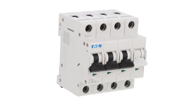 Wyłącznik nadprądowy 3P+N B 1,6A 15kA AC FAZ-B1,6/3N 278936