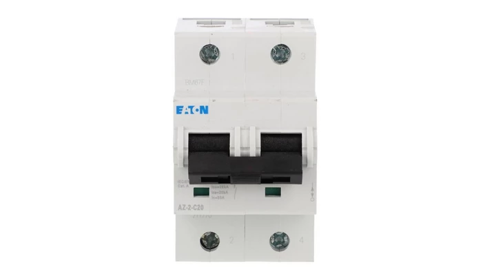 Wyłącznik nadprądowy 2P C 20A 25kA AC AZ-2-C20 211770