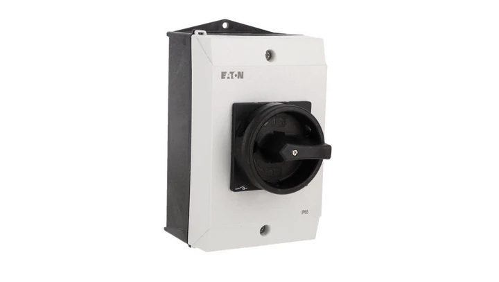 Rozłącznik 40A 3P w obudowie IP65 czarna rączka z blokadą P1-40/I2/SVB-SW 199912