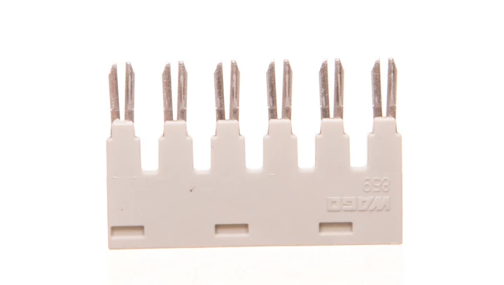 Mostek grzebieniowy 6-torowy 18A jasnoszary 859-406 /25szt./