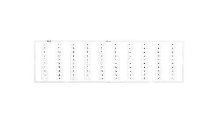 Oznaczniki WMB 50x 3/4 793-619 /5szt./