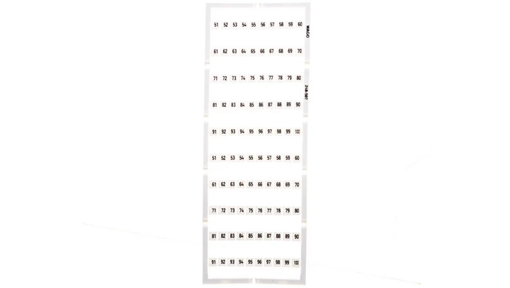 Oznaczniki Mini-WSB 2x 51-100 biały 248-507 /5szt./