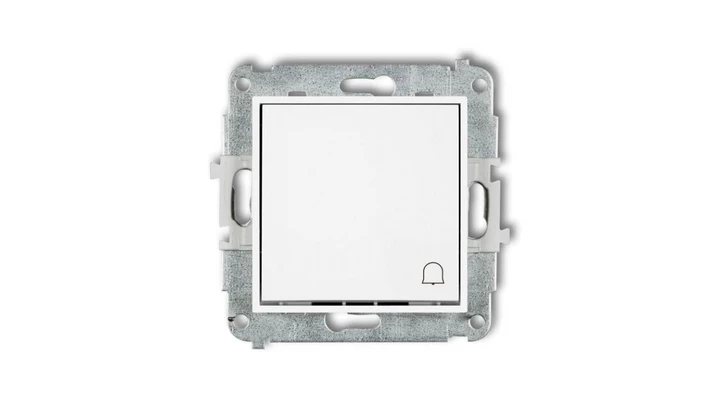 MINI Mechanizm łącznika zwierny dzwonek biały mat 25MWP-4