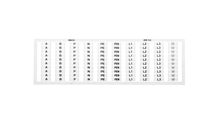 Ramka z oznacznikami 10x ABPNPEPEN- 209-745 /5szt./