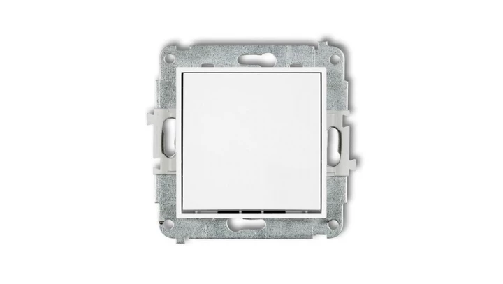 MINI Mechanizm łącznika krzyżowego (jeden klawisz bez piktogramu) biały mat 25MWP-6.1