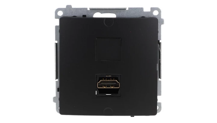 Simon Basic Gniazdo HDMI pojedyncze (moduł) czarny BMGHDMI.01/49