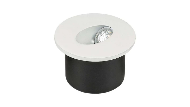 Oprawa schodowa LED 3W 270lm 4000K IP20 Biała Okrągła 211208