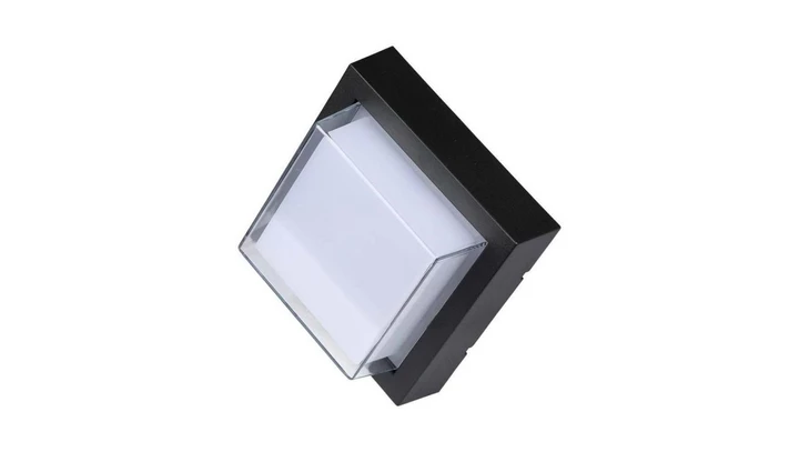 Lampa Elewacyjna LED 7W 700lm 3000K IP65 Kwadrat Czarny 218612