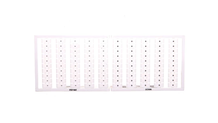 Ramka z oznacznikami 50x +/- 209-652 /5szt./