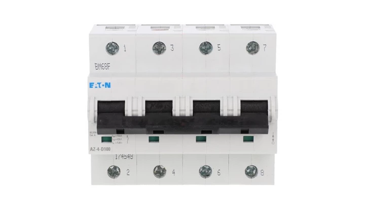 Wyłącznik nadprądowy 4P D 100A 25kA AC AZ-4-D100 174548