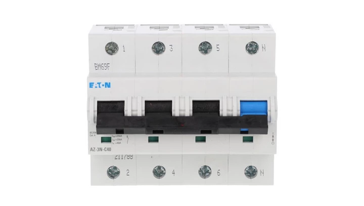 Wyłącznik nadprądowy 3P+N C 40A 25kA AC AZ-3N-C40 211788