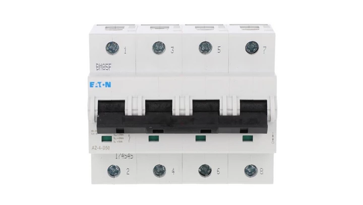 Wyłącznik nadprądowy 4P D 50A 25kA AC AZ-4-D50 174545