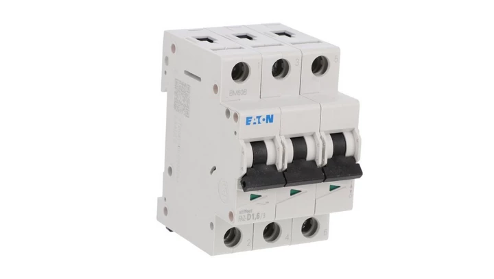 Wyłącznik nadprądowy 3P D 1,6A 15kA AC FAZ-D1,6/3 278883