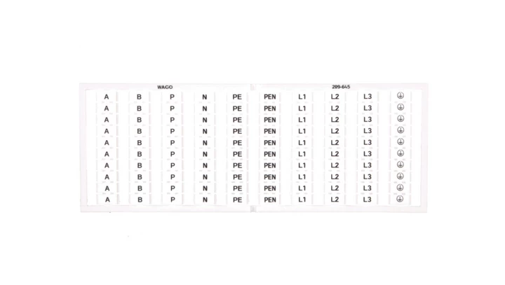 Ramka z oznacznikami 10x ABPNPEPEN- 209-645 /5szt./