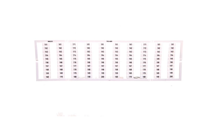 Oznaczniki Mini-WSB 50x + / - biały 248-552 /5szt./