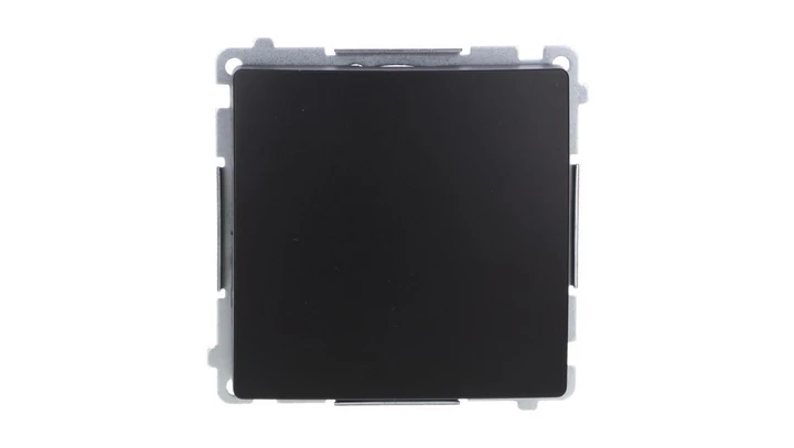 Simon Basic Łącznik jednobiegunowy (moduł) 16AX, 250V, zaciski śrubowe czarny BMW1A.01/49