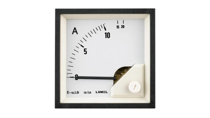 Miernik elektromagn. 72x72 N:IP52 C741:zakr.pom. 7,2kV 6,0k/100 EA17