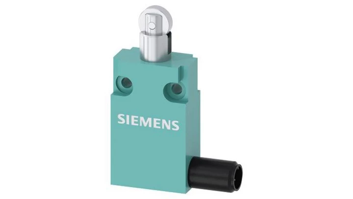 Wyłącznik pozycyjny kompaktowy metal 30mm 1Z 1R migowe trzpień z rolką stalową złącze M12 5pin IP67 3SE5413-0CD20-1EB1