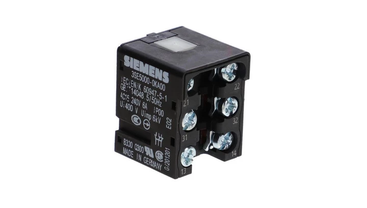 Blok styki 1Z 2R pełzające do wyłączników krańcowych 3SE1/52 3SE5000-0KA00