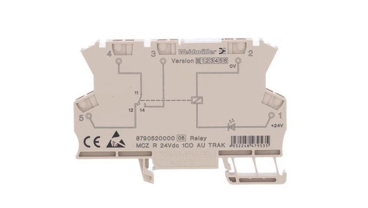 Przekaźnik przełączający MCZ R 24VDC 1CO AU TRAK 8790520000 /10szt./
