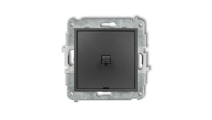 ICON Mechanizm łącznika jednobiegunowego w stylu amerykańskim grafitowy 11IWPUS-1