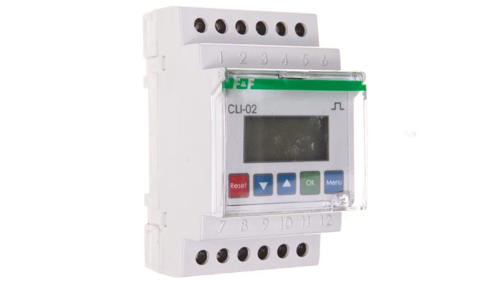 Licznik impulsów 24-264V AC/DC 1P 8A 8 cyfr modułowy CLI-02
