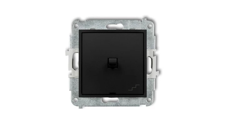 ICON Mechanizm łącznika schodowego w stylu amerykańskim czarny mat 12IWPUS-3